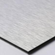 Detail UV tisk na desce Dibond 3mm (stříbrná broušená - bílá)